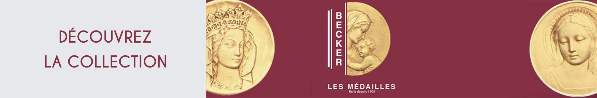 Médaille et symbole - Becker - Vierge