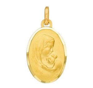 Médaille Vierge A L Enfant 