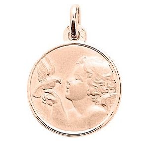 Médaille Ange Or Rose 