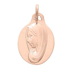 Médaille Vierge Or Rose 