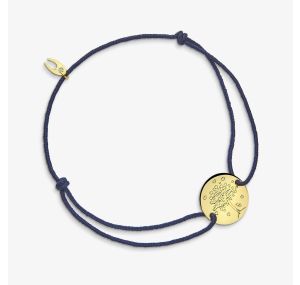 Bracelet Arbre aux Coeurs Or Jaune Cordon Bleu