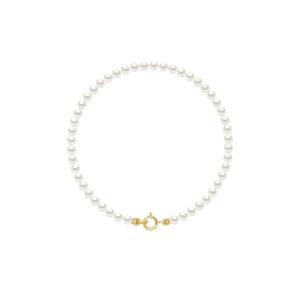 Bracelet Perle de Culture d'Eau Douce Ronde Or 750 Millièmes