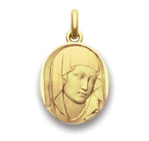 Médaille  Becker  Vierge  Du  Xiii  Ovale