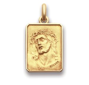Médaille  Becker  Christ  Ecce  Homo  Rectangle