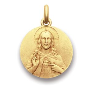 Médaille  Becker  Christ  Sacré  Coeur 