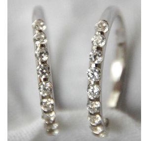 Boucles d'oreille diamant Creoles